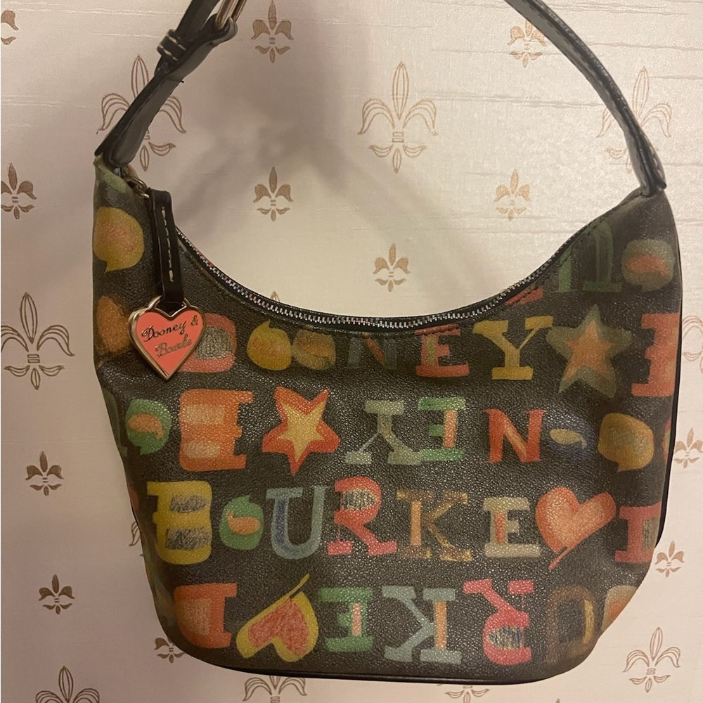 Dooney & Bourke Coral Star Pattern Hobo Bag